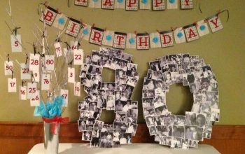 80th birthday decoration ideas