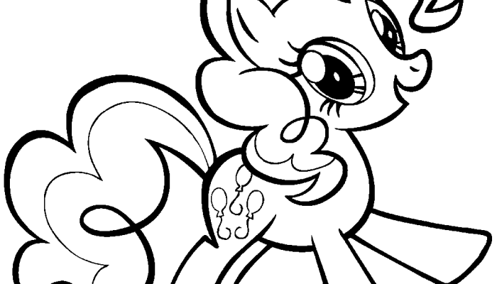 Pinkie pie coloring book