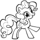 Pinkie pie coloring book