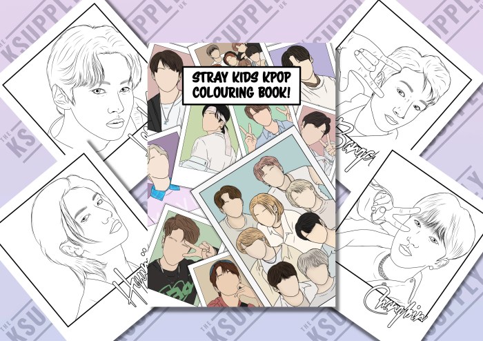 Coloring pages kpop books to read skz